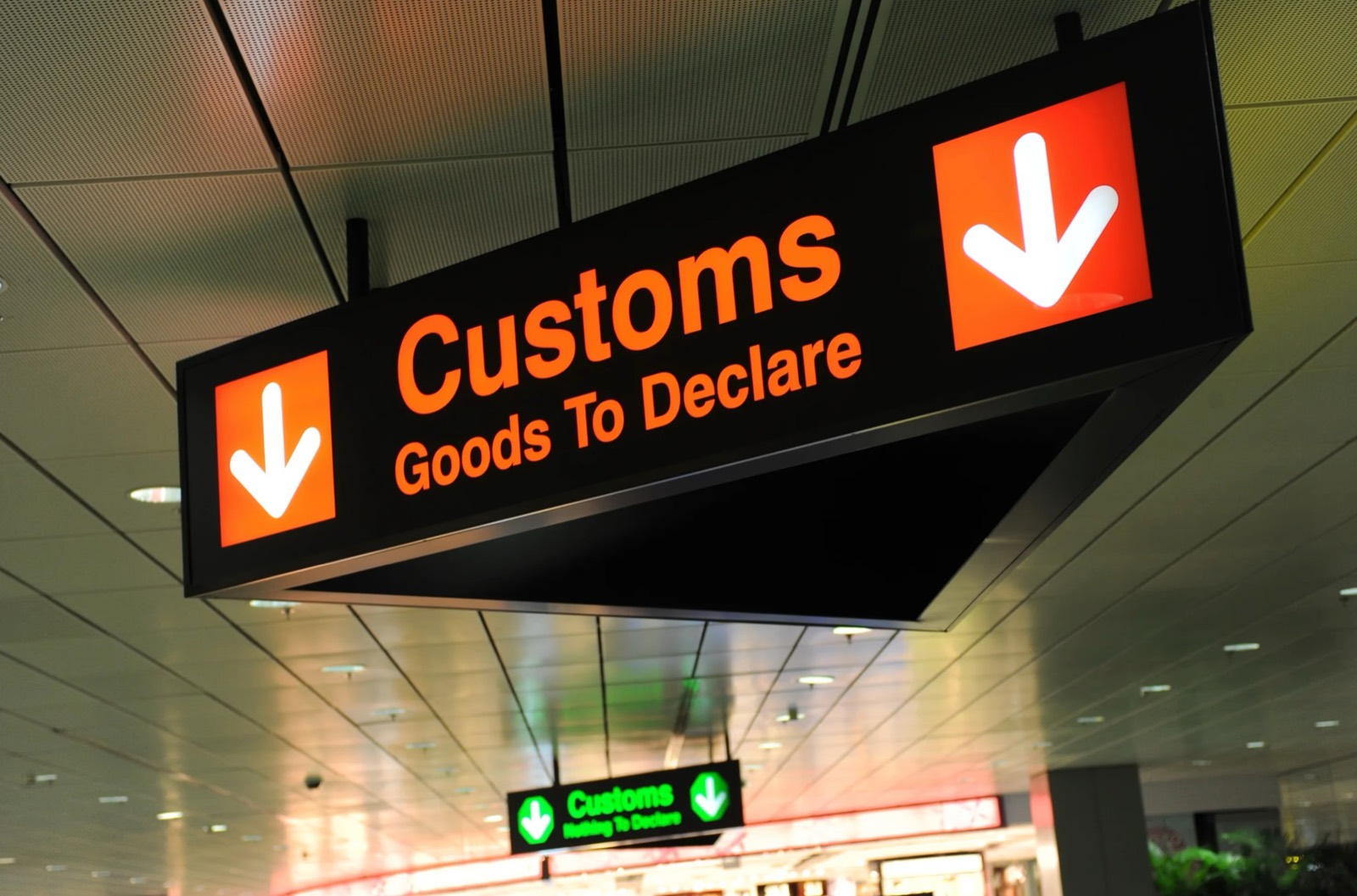 Customs logistics documentation and cross-border operations visual.